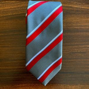 Striped skinny tie